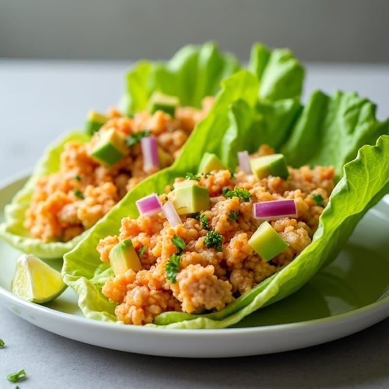 Spicy Tuna Crispy Lettuce Wraps