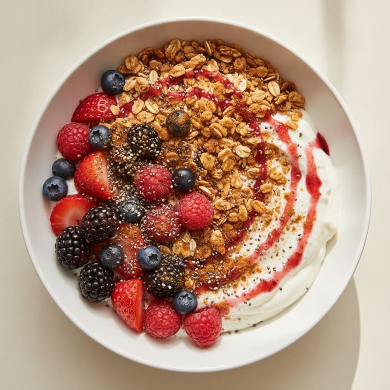 Berry Granola Protein Power Bowl