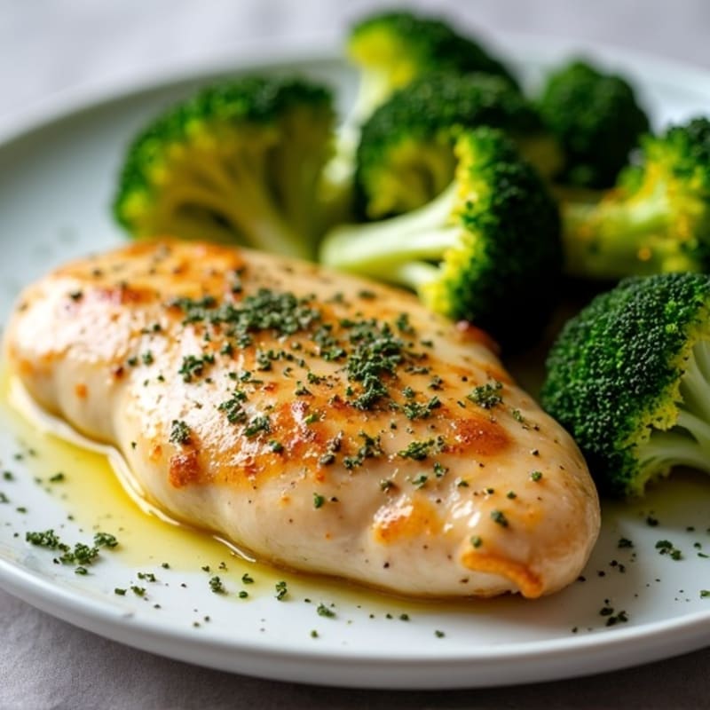 Sheet Pan Lemon Herb Chicken and Crispy Roasted Broccoli