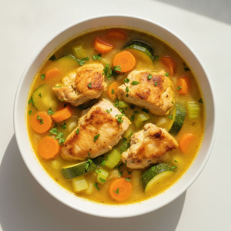 Nourishing Gut-Healing Chicken and Vegetable Soup