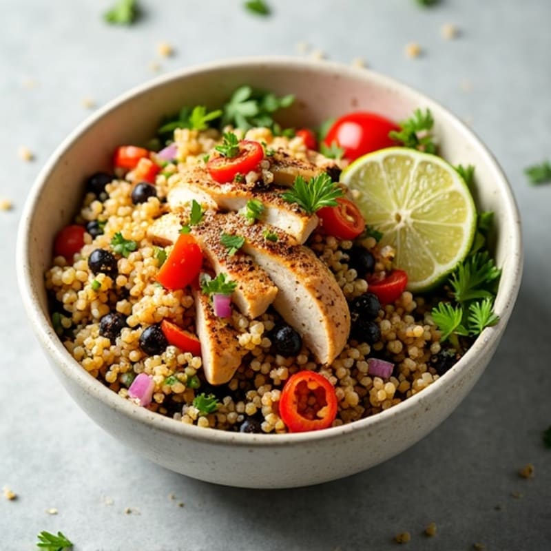 Zesty Quinoa and Black Bean Salad