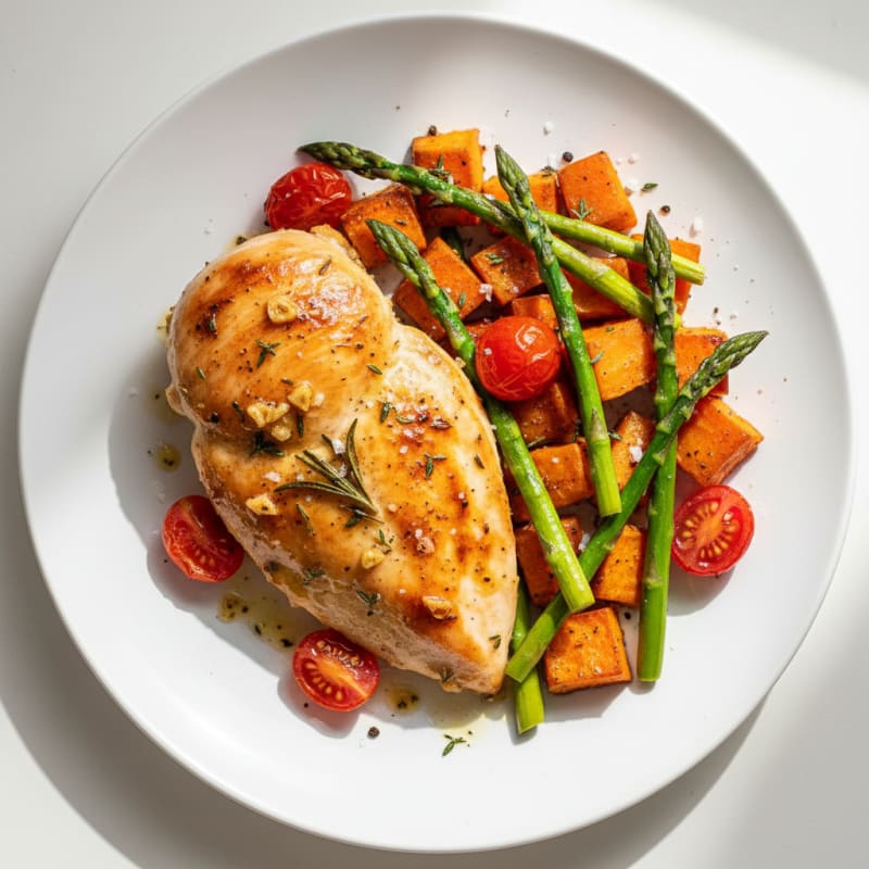 Garlic Herb Roasted Chicken Breast