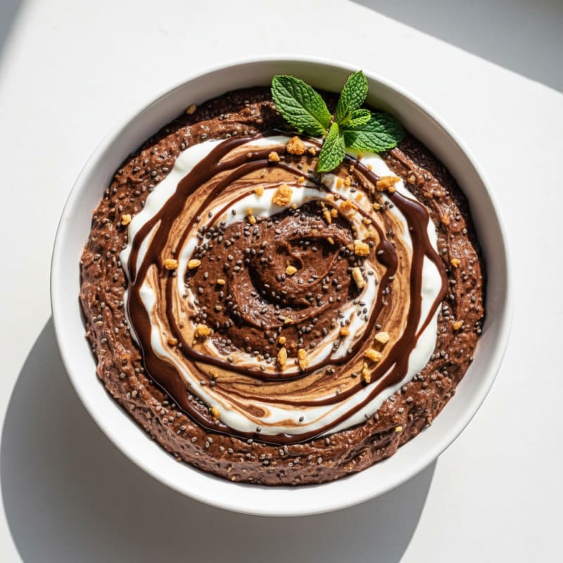 Silky Chocolate Protein Pudding
