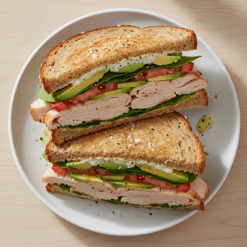 Hearty Turkey and Avocado Sandwich