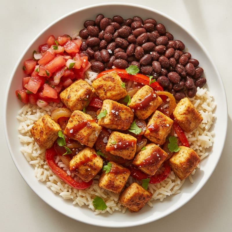 Southwest Chicken Thigh and Rice Bowl
