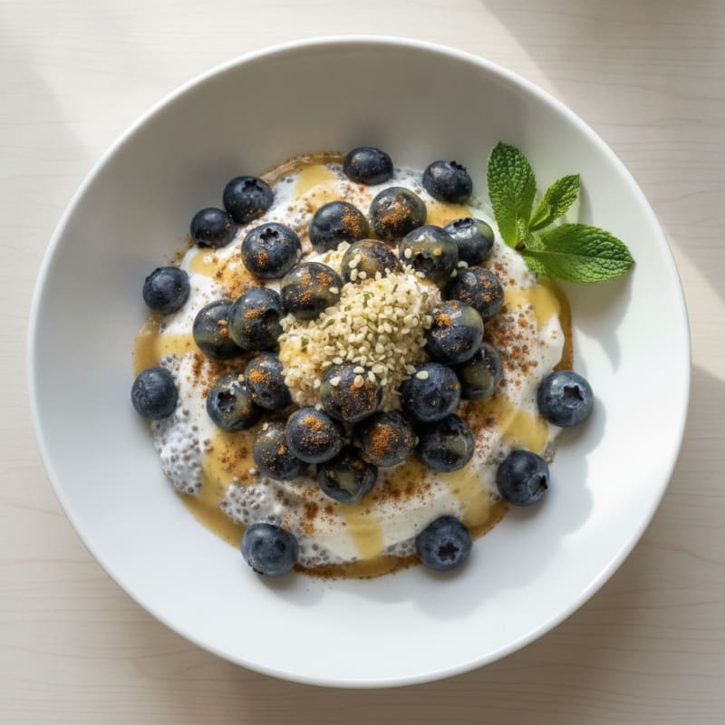 Blueberry Chia Yogurt Parfait