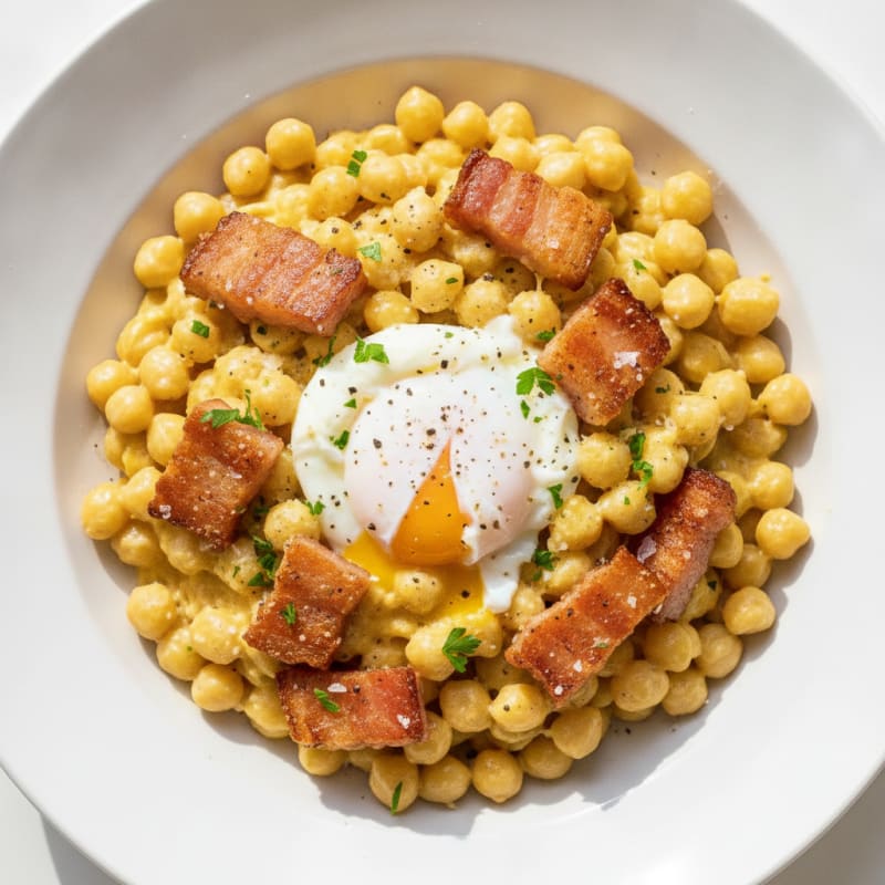 Classic Carbonara with Pancetta and Egg