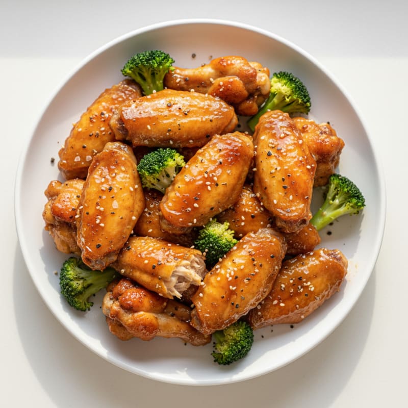 Honey-Garlic Glazed Chicken Wings