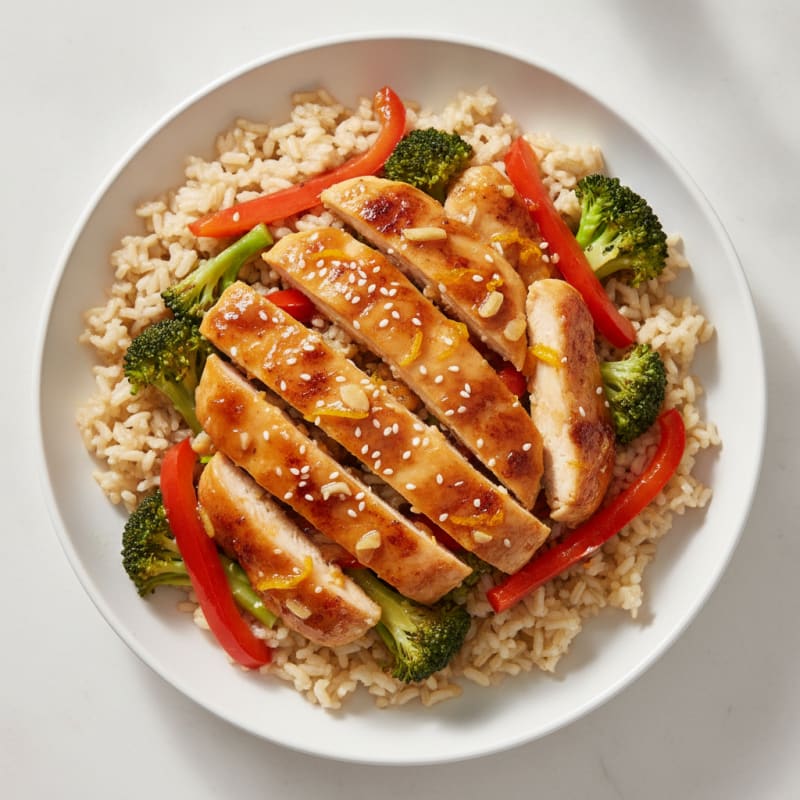 Orange Glazed Chicken Stir-Fry
