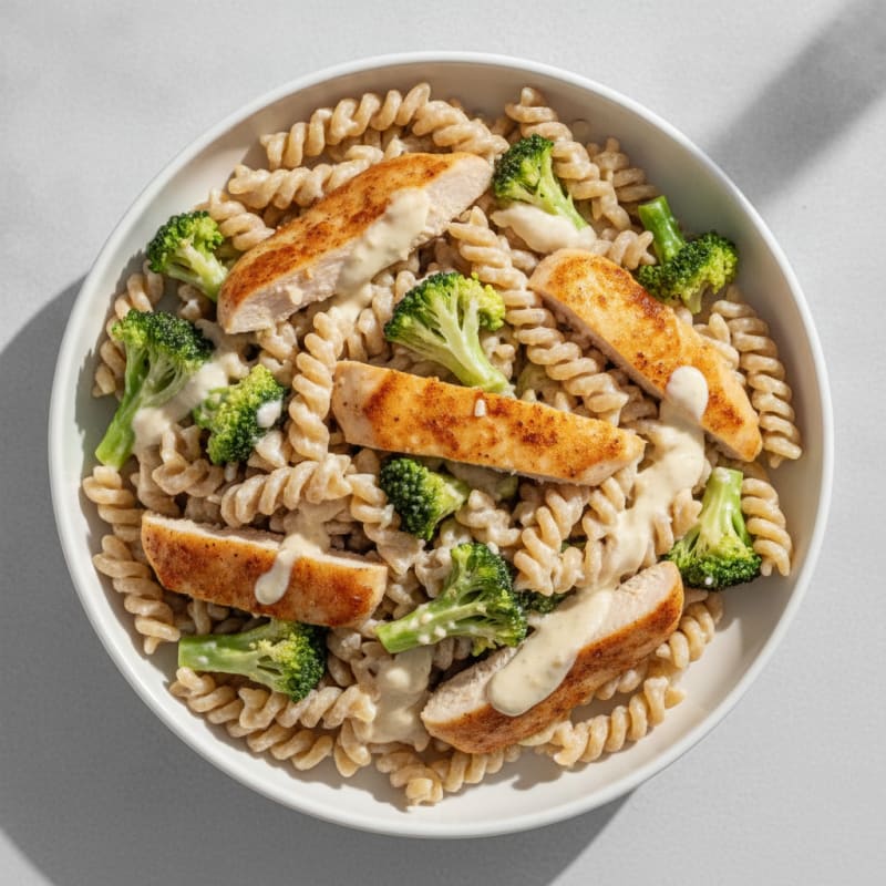 Silky Chicken and Broccoli Alfredo