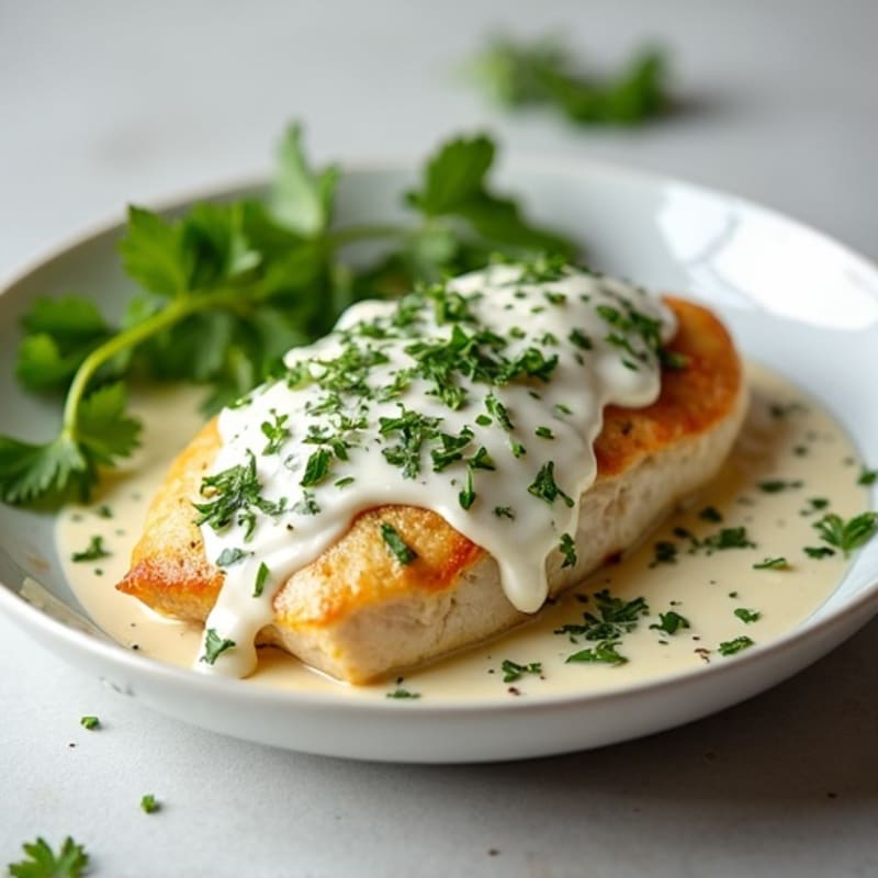 Creamy Greek Yogurt Chicken with Fresh Herbs