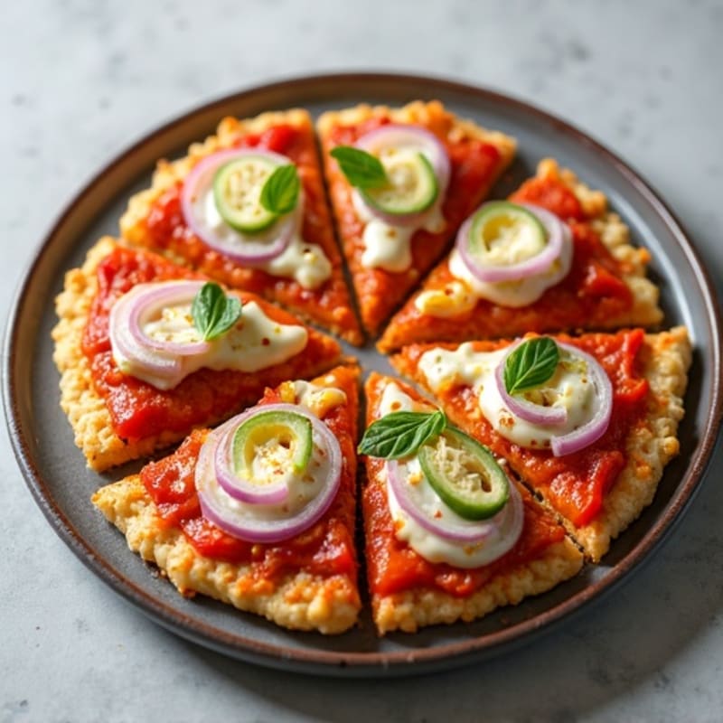 Crispy High-Protein BBQ Chicken Pizza