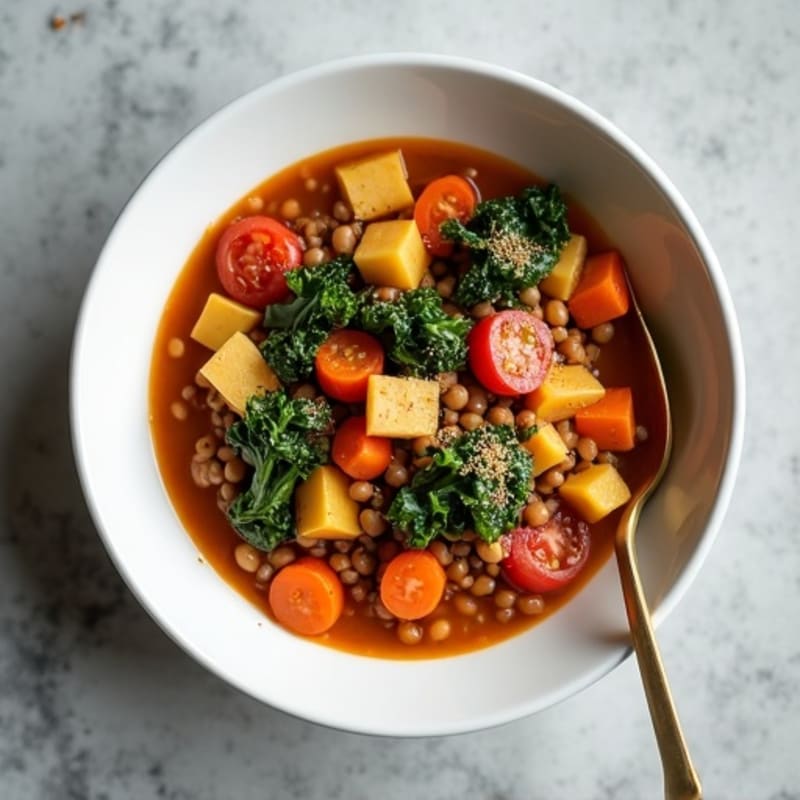Hearty Root Vegetable and Bean Stew