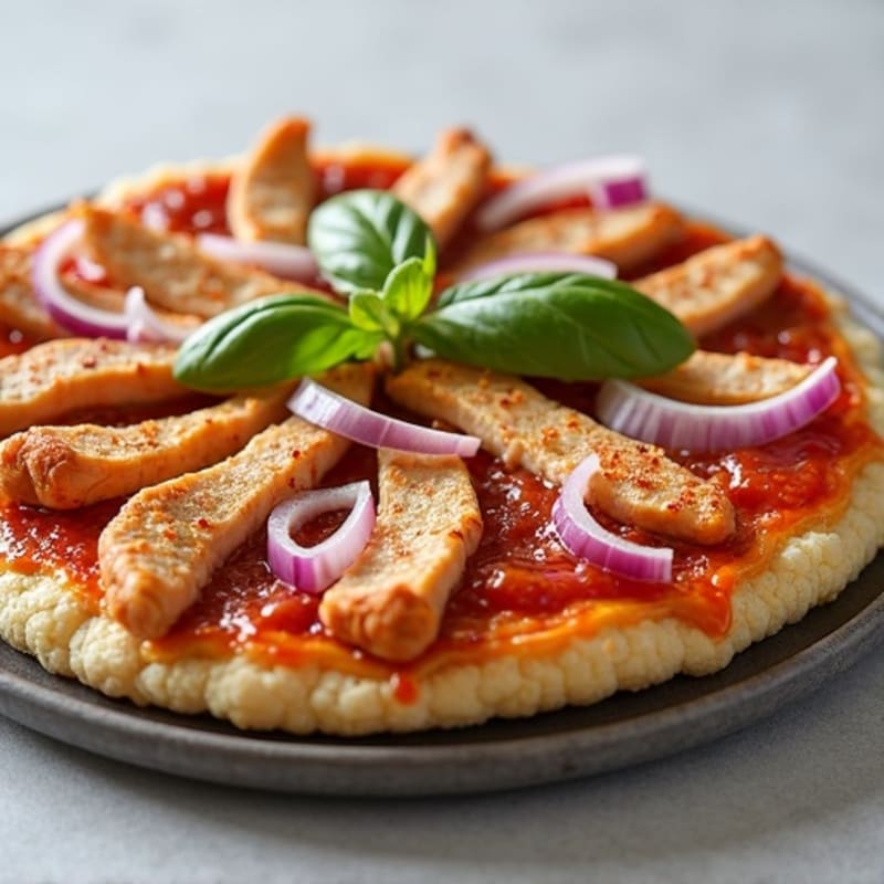 High-Protein BBQ Chicken Pizza