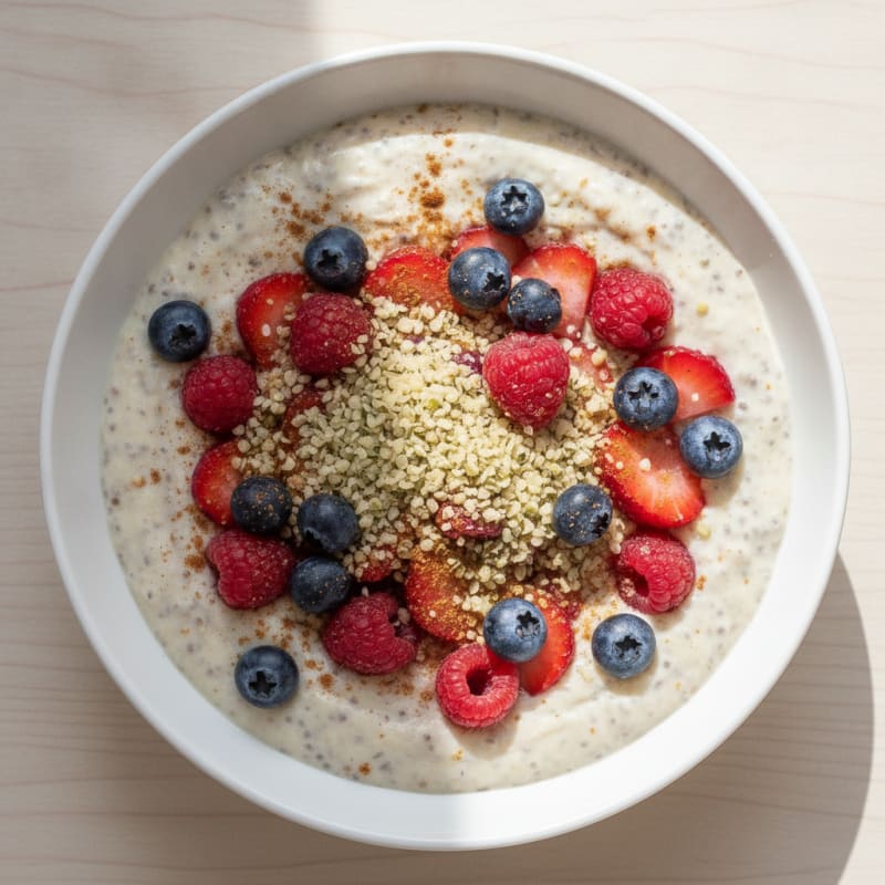 Vibrant Berry Chia Seed Pudding