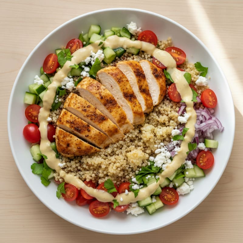 Chicken Shawarma Power Bowl