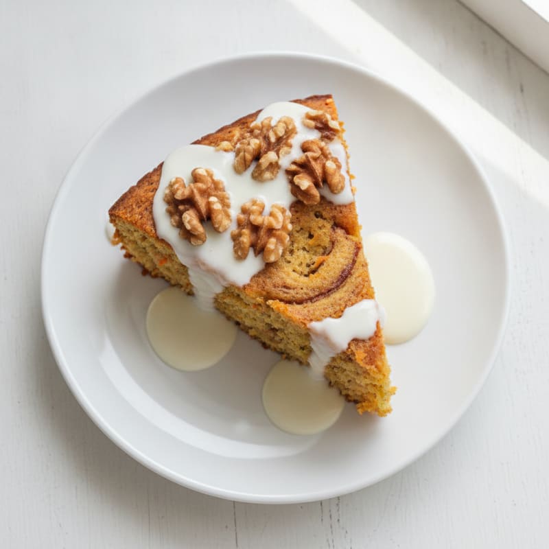 Carrot Yogurt Cake with Toasted Nuts