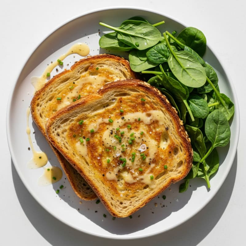 Golden Pan-Seared Egg Toast