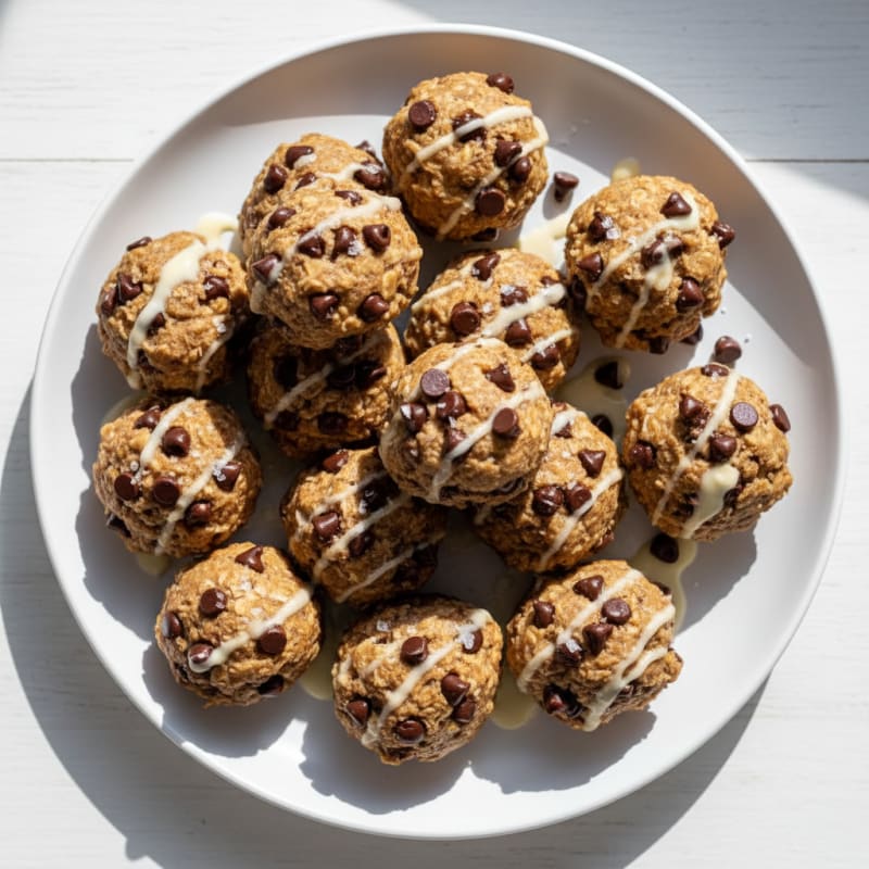 No-Bake Chocolate Chip Protein Bites