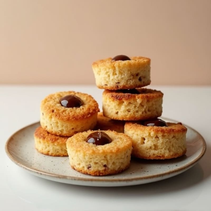 Protein-Packed Almond-Coffee Mini Cakes