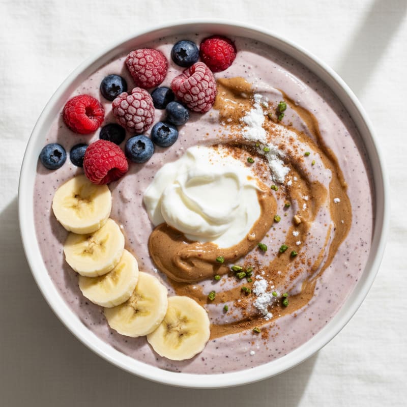 Creamy Banana Berry Smoothie