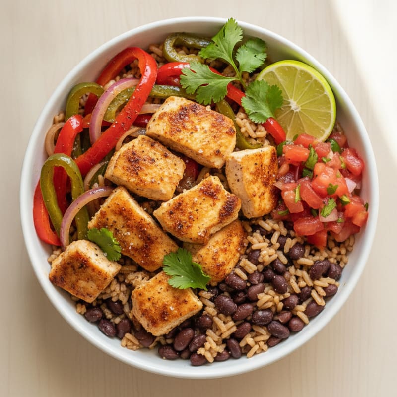 Mexican Chicken and Rice Bowl