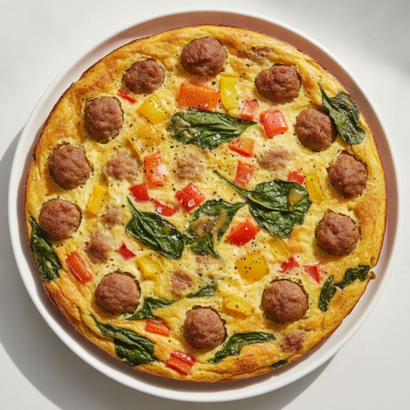 Savory Egg and Turkey Sausage Bake