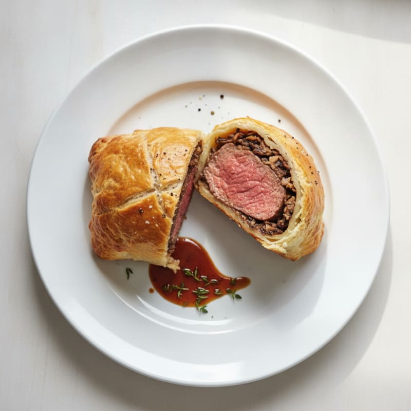 Classic Beef Wellington with Mushroom Duxelles