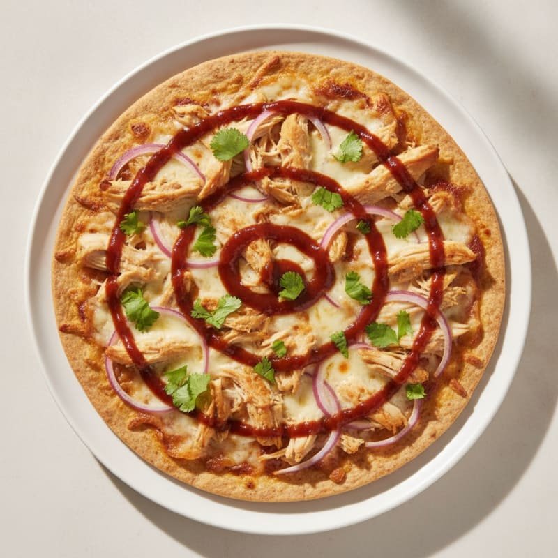 High-Protein BBQ Chicken Pizza