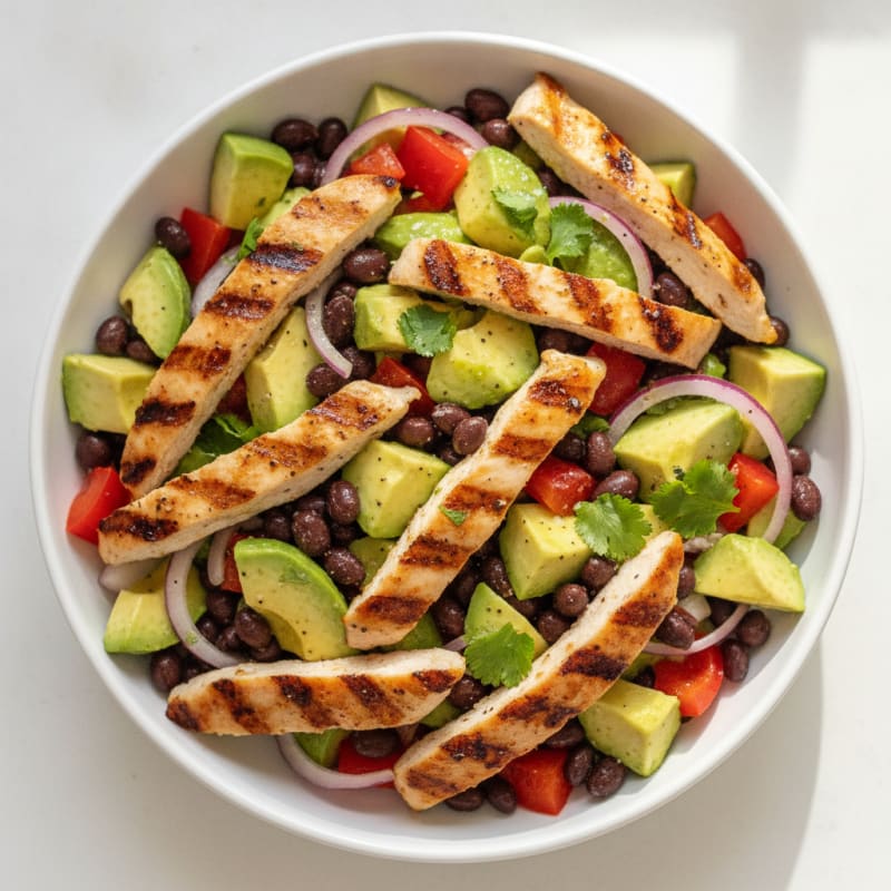 Avocado and Black Bean Salad