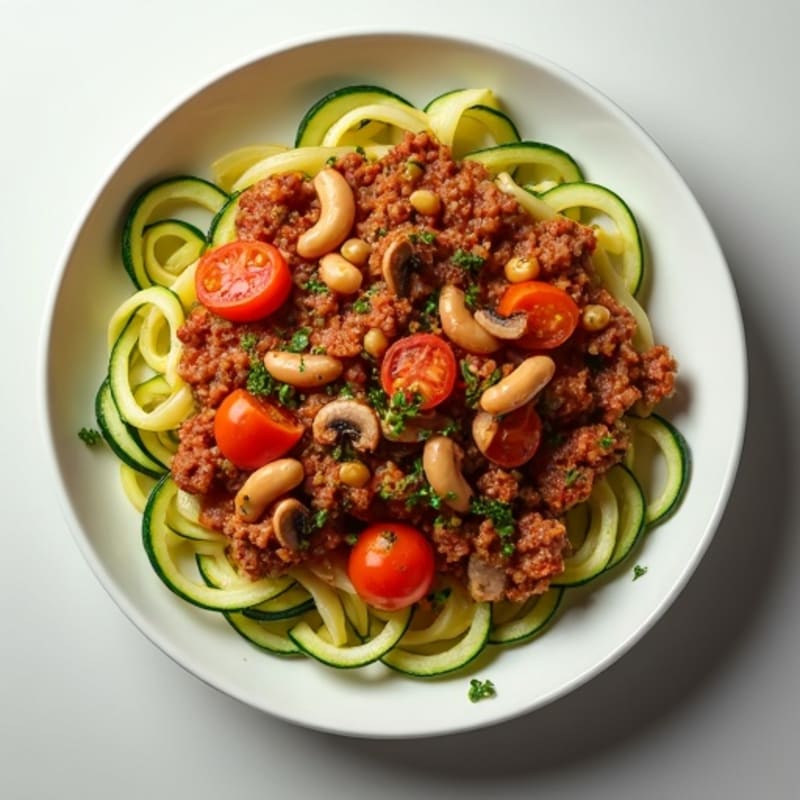 Hearty Mushroom Ragu with Zucchini Noodles
