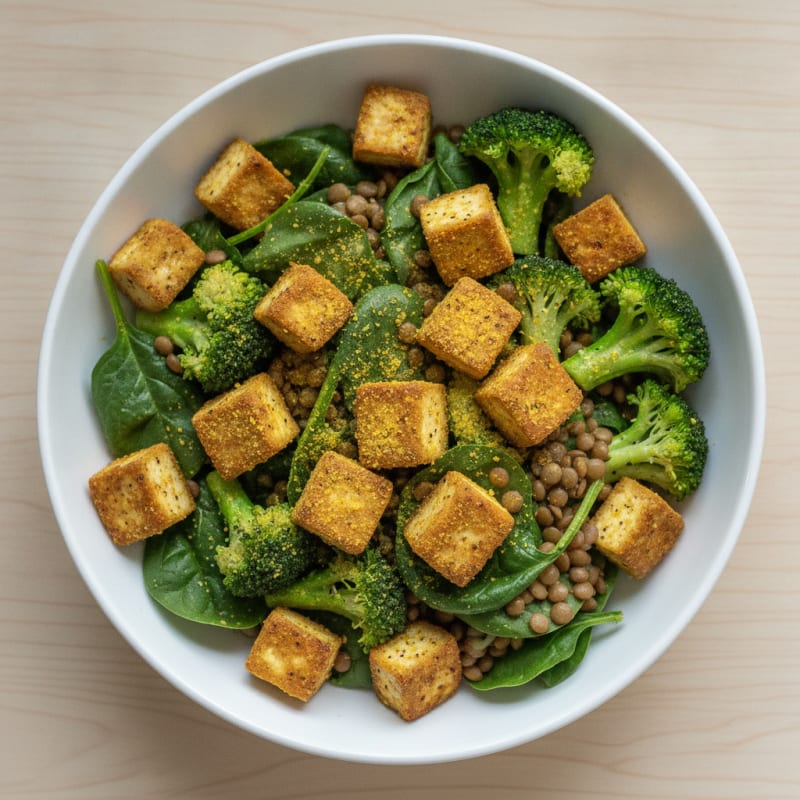 Lentil and Vegetable Protein Power Bowl