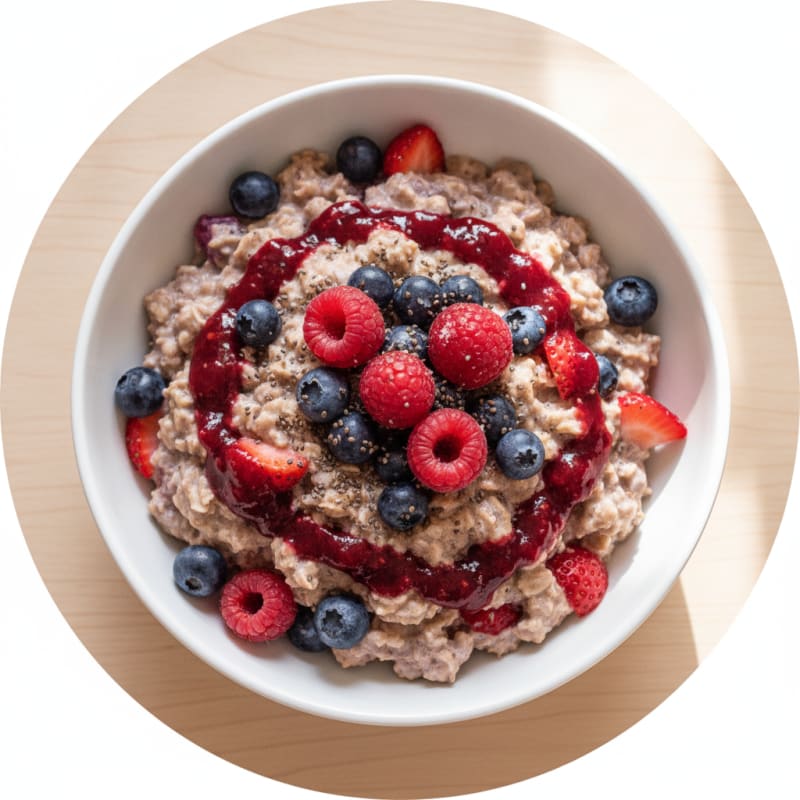 Mixed Berry Overnight Oats