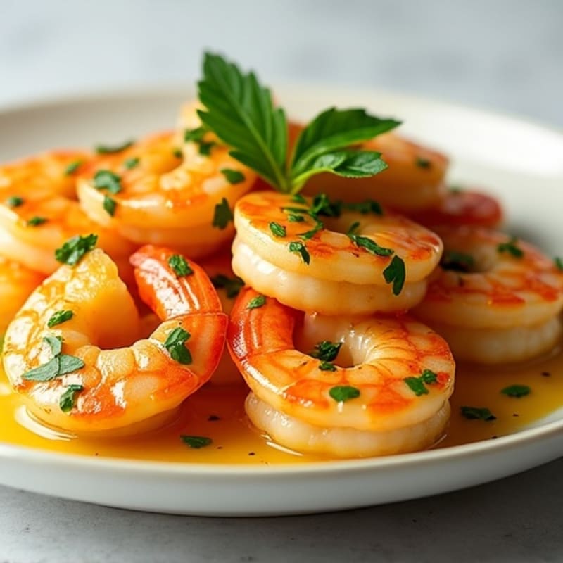 Lemon-Garlic Butter Shrimp with Fresh Herbs