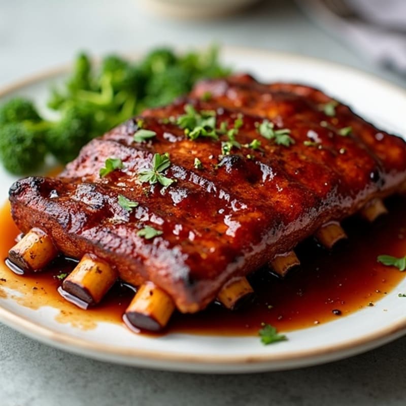Sweet-Smoky Oven-Roasted Baby Back Ribs