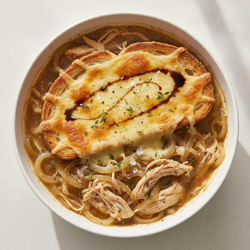Caramelized Onion and Gruyere Soup