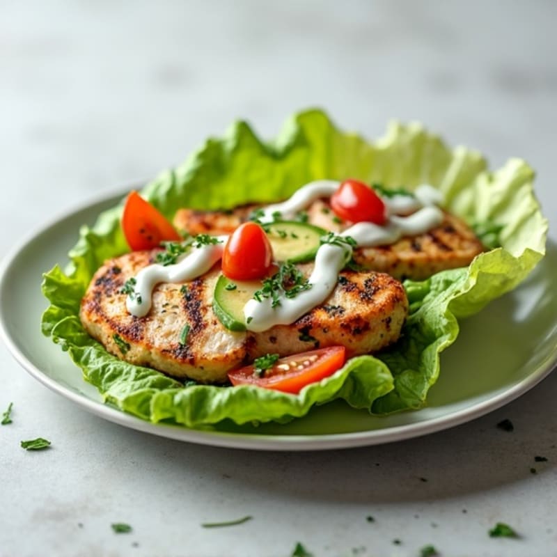 Herb-Grilled Chicken Lettuce Wrap