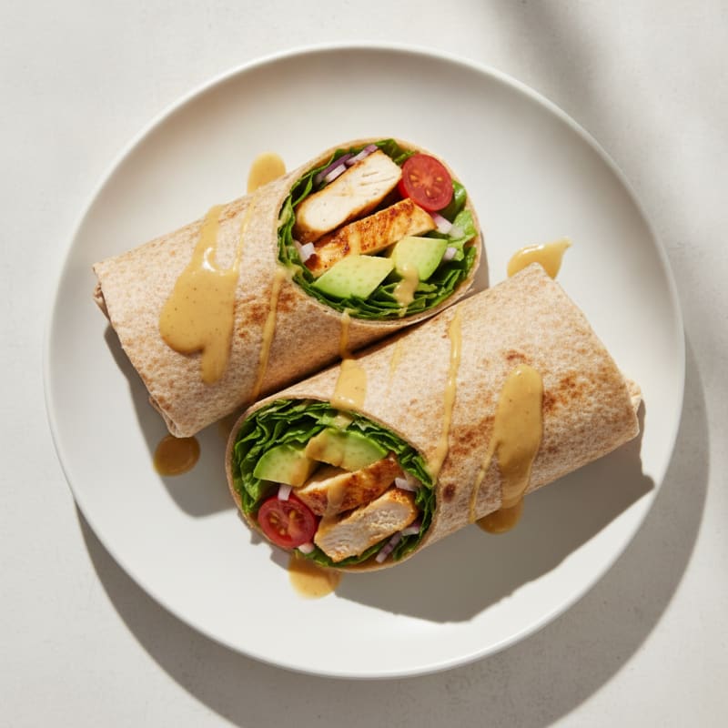 Chicken Honey Mustard Wraps