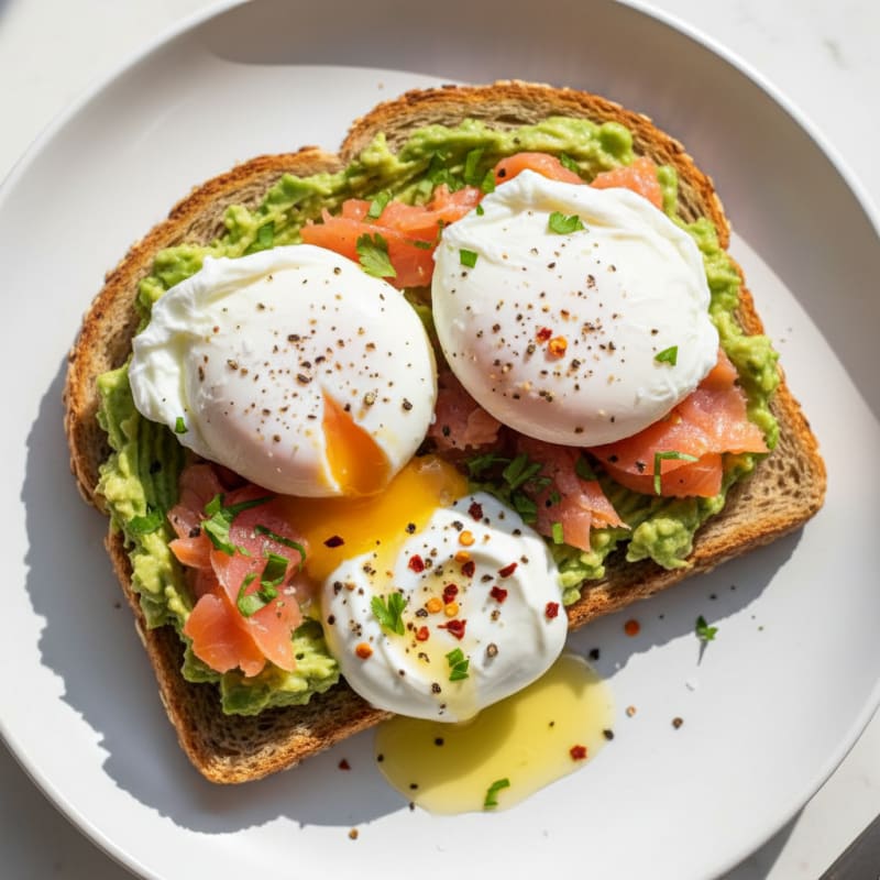 Poached Egg and Avocado Toast