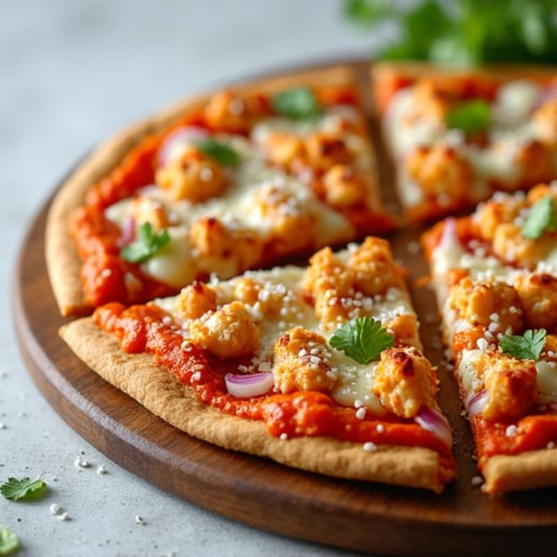 Crispy Buffalo Chicken Pizza