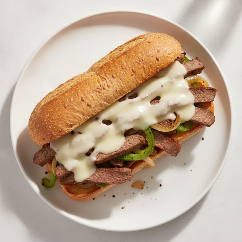 Philly Steak and Provolone Sandwich