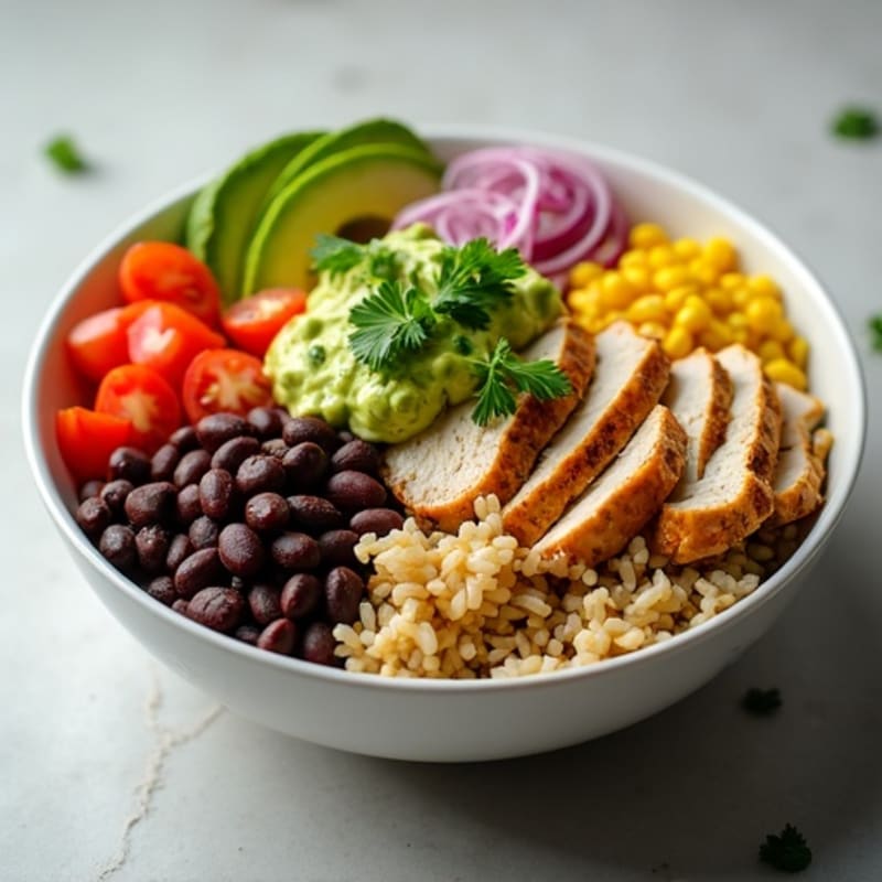 Fresh Black Bean Burrito Bowl