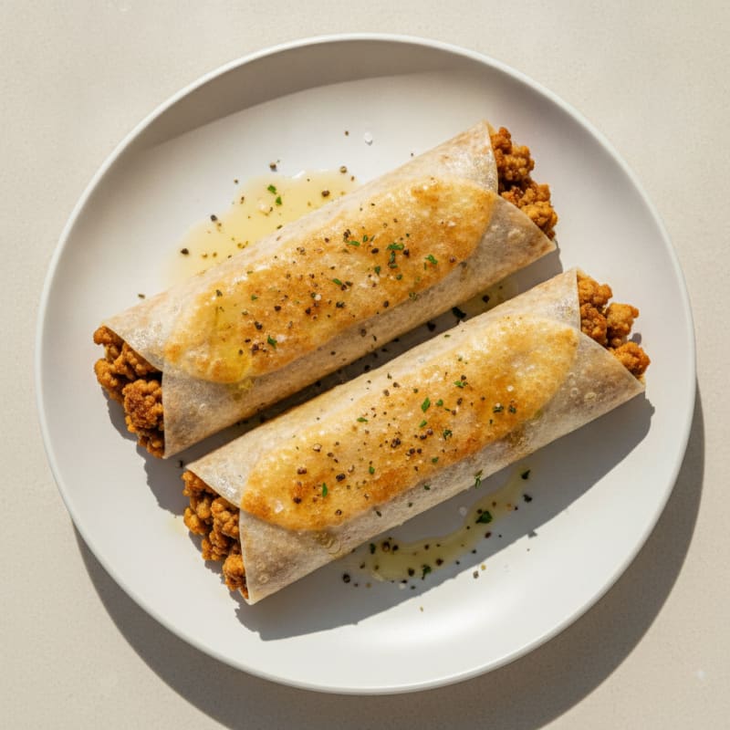 Ground Chicken Shawarma Wraps