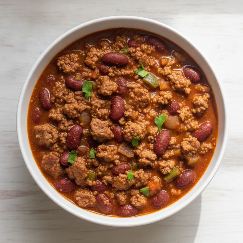Ground Beef and Bean Chili