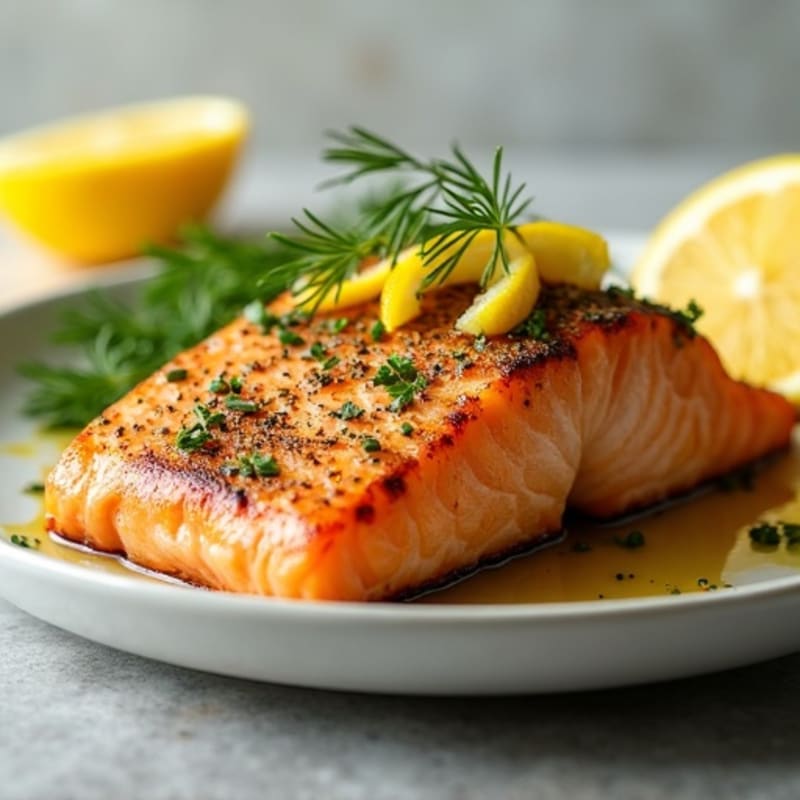 Lemon Herb Grilled Salmon