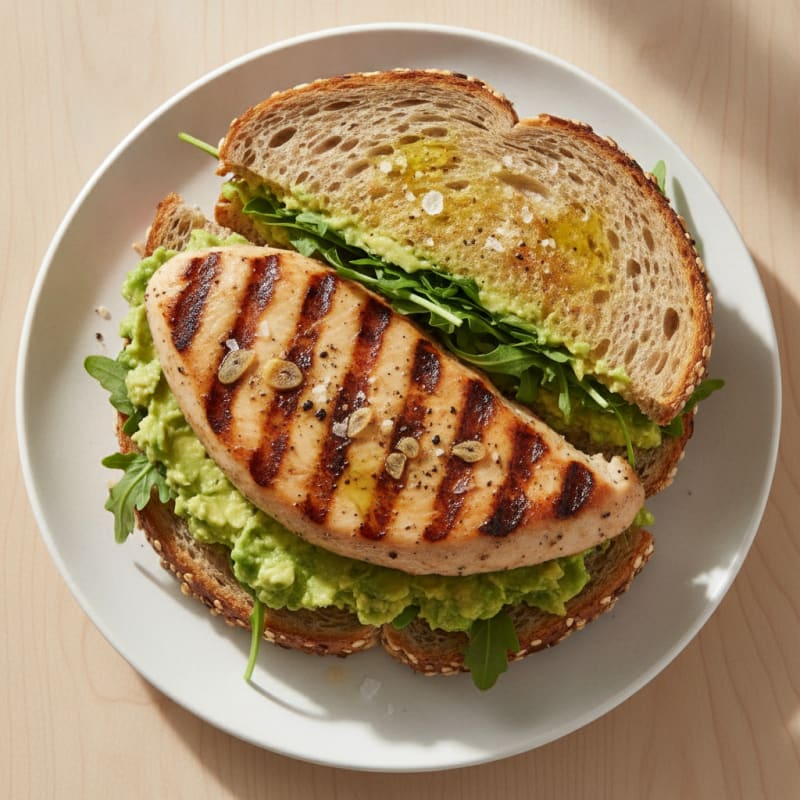 Grilled Chicken and Avocado Sandwich