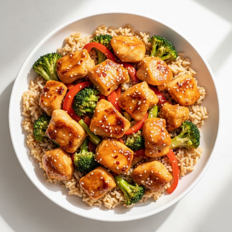 Sweet and Savory General Tso's Chicken