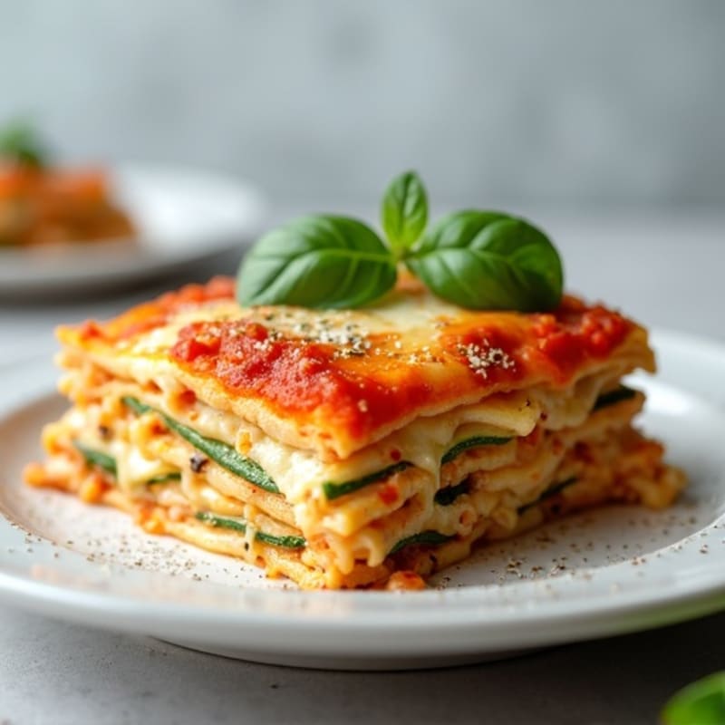 Zucchini Ricotta Lasagna with Fresh Herbs
