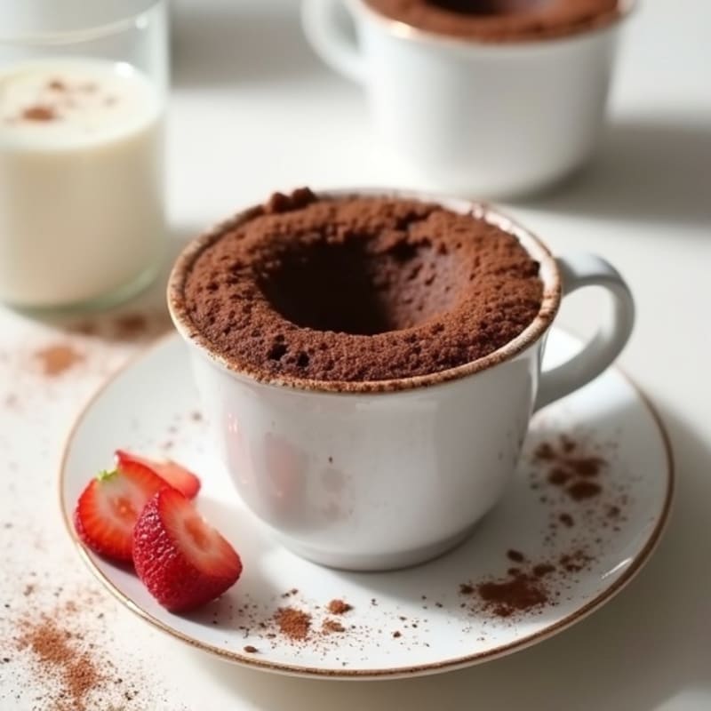 Healthy Chocolate Protein Mug Cake