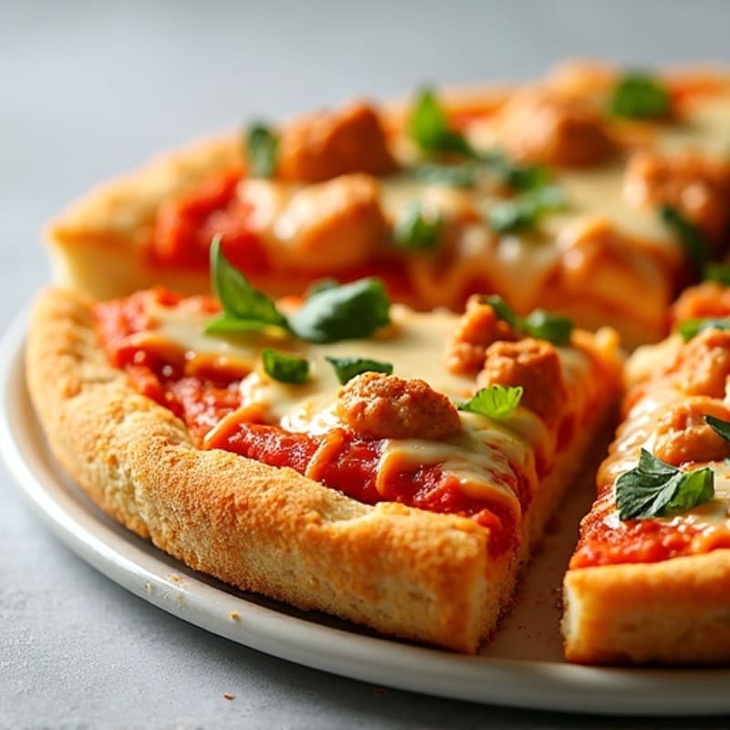 Crispy Buffalo Chicken Pizza